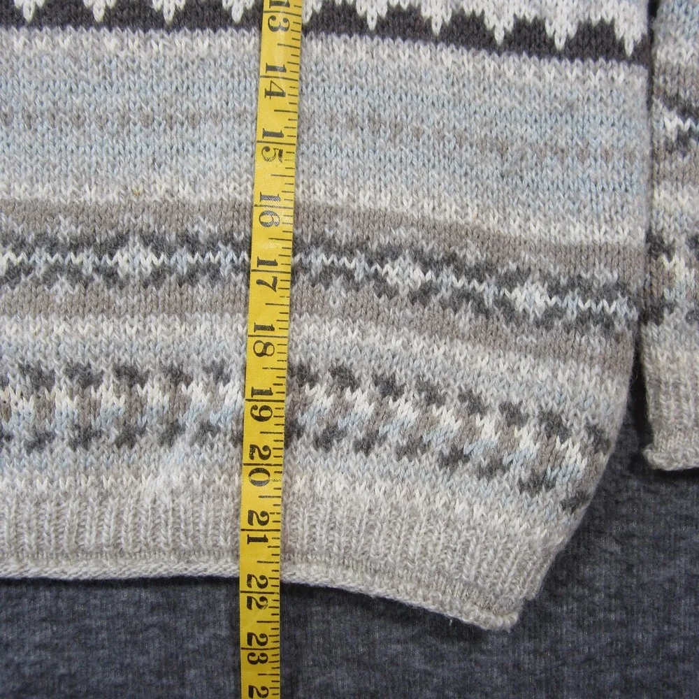 Woolrich Crewneck Sweater‎ S Nordic Striped Wool 90s Pullover Cozy Outdoor Hygge